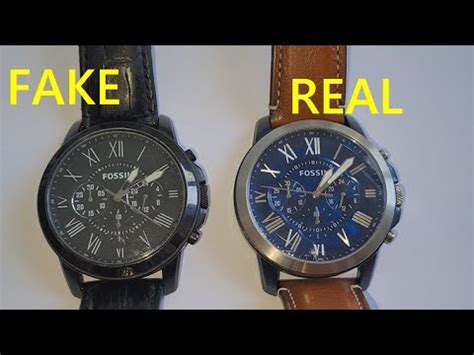 fake fossil watch vs real|Fossil watch real vs. fake review. How to tell counterfeit.